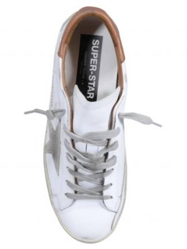 Superstar Brown Tab Sneakers White - GOLDEN GOOSE - BALAAN 5