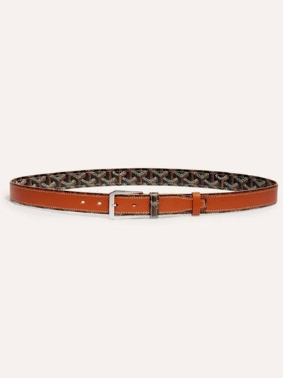 Frigate Leather Belt Black Tan - GOYARD - BALAAN 2