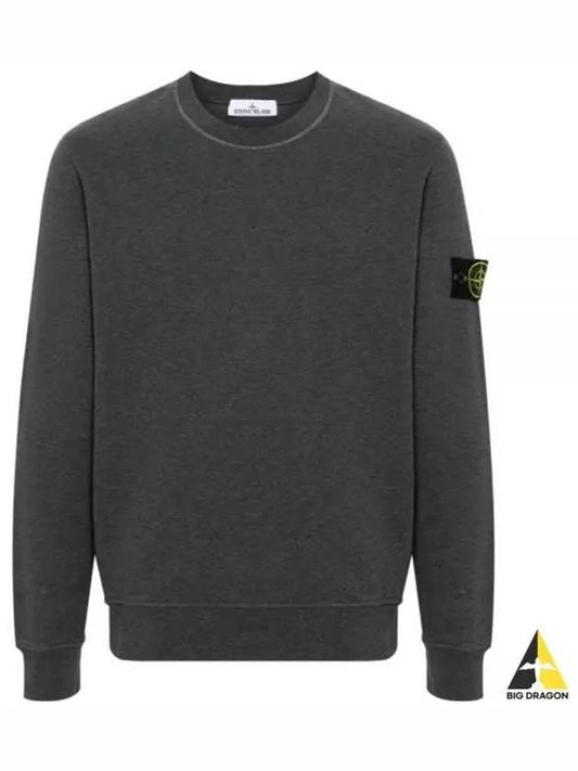 Compass Patch Cotton Sweatshirt Grey - STONE ISLAND - BALAAN 2