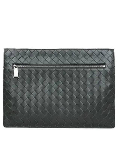 603432 Khaki color wild classic woven document case clutch - BOTTEGA VENETA - BALAAN 2