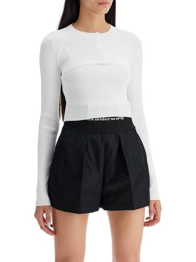 two-piece cropped set - ALEXANDER WANG - BALAAN 2