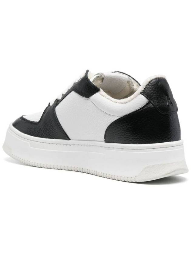 New Lace-Up Arcade Low-Top Sneakers Black White - AMI - BALAAN 4