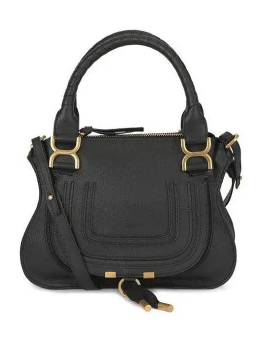 Marci Small Double Carry Tote Bag Black - CHLOE - BALAAN 2