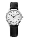 Women’s Classics Slimline Small Seconds Watch Silver Black - FREDERIQUE CONSTANT - BALAAN 1