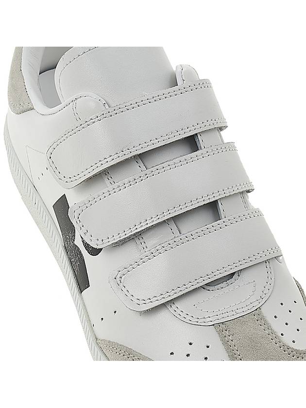 Beth Logo Leather Low Top Sneakers White - ISABEL MARANT - BALAAN 9