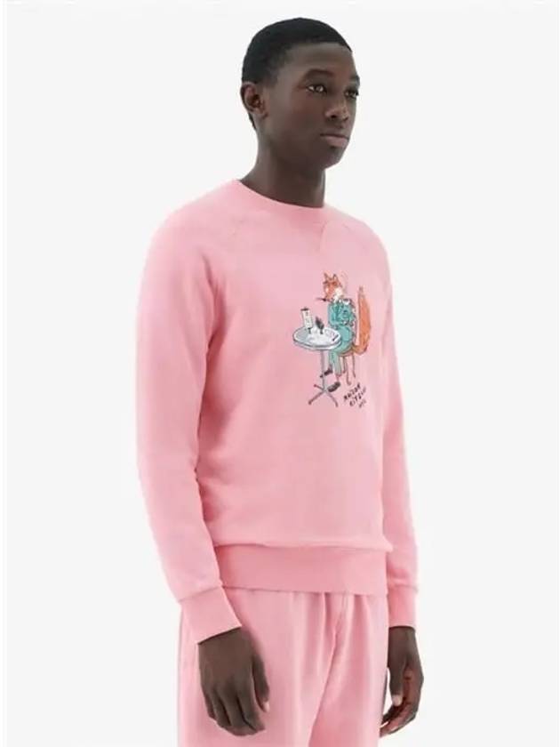 FOX Classic Sweatshirt Bubble Pink - MAISON KITSUNE - BALAAN 4