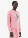 Oly Coffee Fox Classic Cotton Sweatshirt Bubblegum Pink - MAISON KITSUNE - BALAAN 5