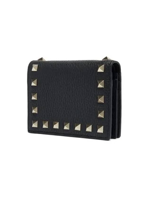 Valentino 3W2P0P39 VSH 0NO P0P39 Rockstud Half Wallet - RED VALENTINO - BALAAN 3