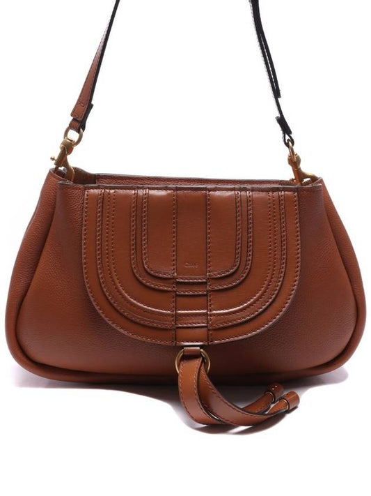 Marcie Leather Shoulder Bag Brown - CHLOE - BALAAN 2