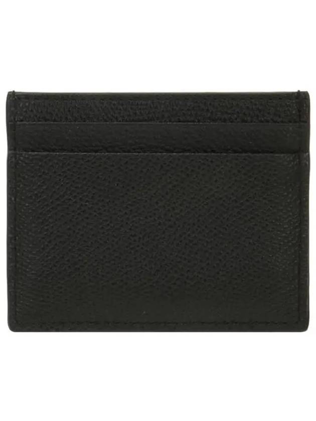 V Logo Signature Card Wallet Black - VALENTINO - BALAAN 4