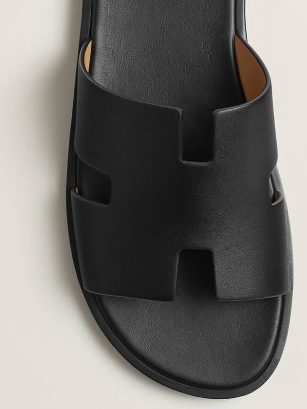 Izmir Sandal Calfskin & Noir - HERMES - BALAAN 5