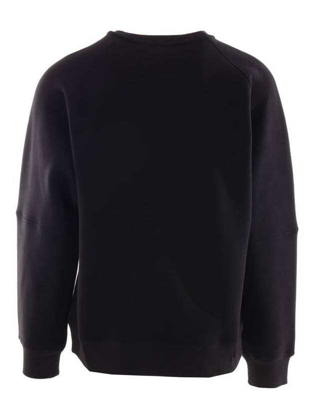 Cotton Sweatshirt Black - SAINT LAURENT - BALAAN 3