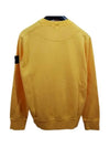 Wappen Patch Crew Neck Sweatshirt Yellow - STONE ISLAND - BALAAN 4