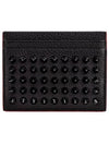 Chios Spike Card Wallet Black - CHRISTIAN LOUBOUTIN - BALAAN 2