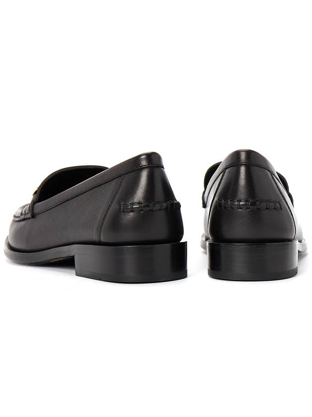 Women's Ofelia Gancini Ornament Loafer Black - SALVATORE FERRAGAMO - BALAAN 7