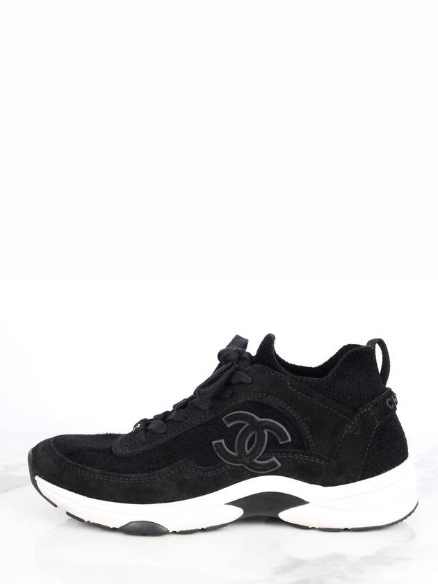 CC logo knit cruise sneakers 37 5 245 - CHANEL - BALAAN 7