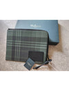 green tartan check clutch - MULBERRY - BALAAN 6