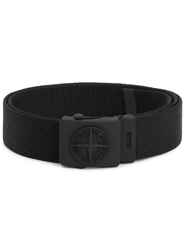 Kids Junior Belt 801690461 V0029 BLACK - STONE ISLAND - BALAAN 2