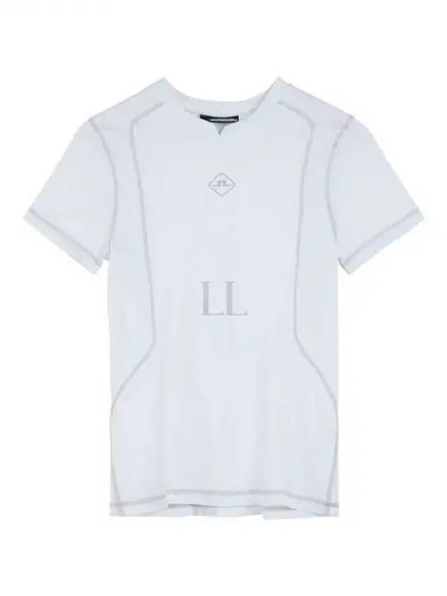 Marsha Logo Short Sleeve T-Shirt White - J.LINDEBERG - BALAAN 2