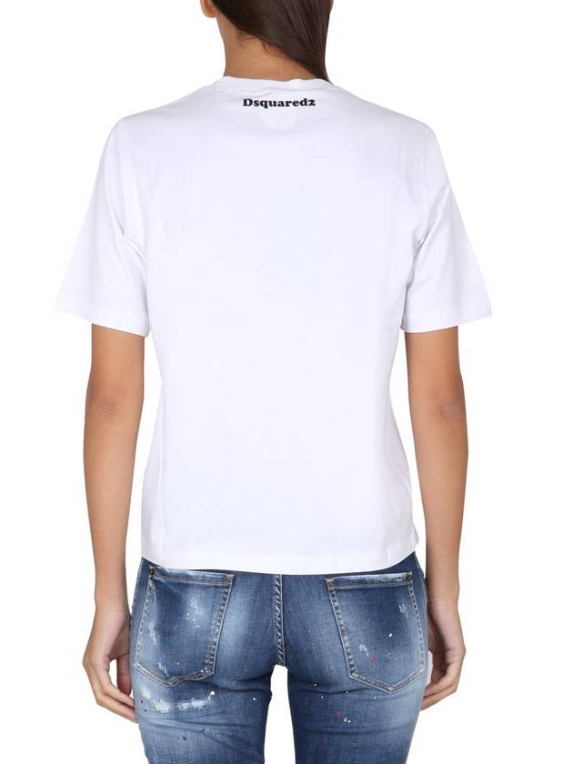 23 ss T-shirt WITH Logo S75GD0325S24387100 B0040197015 - DSQUARED2 - BALAAN 4