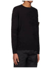 Soft Cotton Crewneck Knit Sweatshirt Black - STONE ISLAND - BALAAN 5