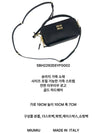 Square leather gold logo shoulder bag - MIU MIU - BALAAN 3