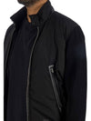 Men's Nylon Zip-Up Jacket Black - TOM FORD - BALAAN 4