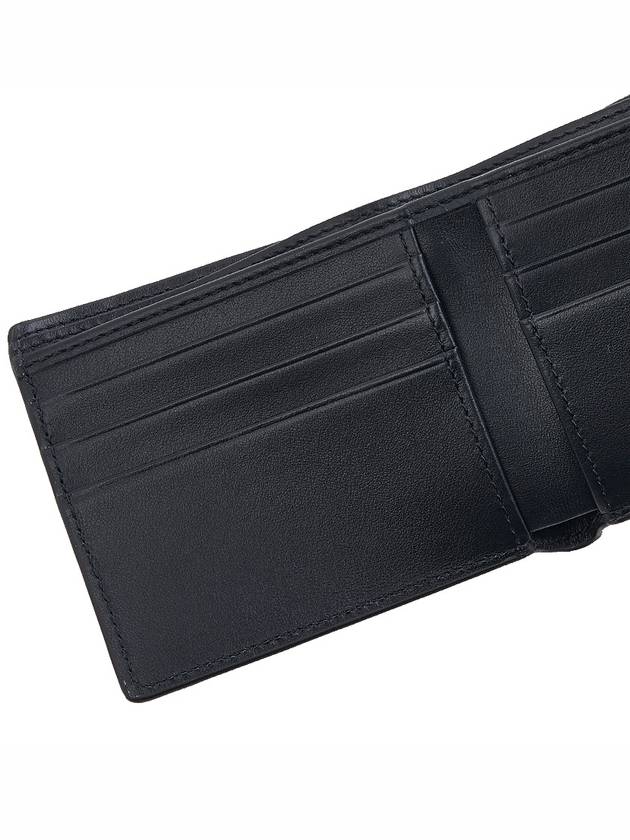 Greca Signature Leather Half Wallet Black - VERSACE - BALAAN 8