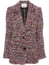 Women's Etienne Wool Blazer Jacket VE0261FA B1E01IETIENNE86MA PURPLE BPG - ISABEL MARANT - BALAAN 1