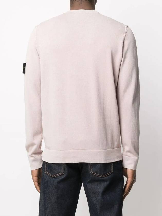 Men's Wappen Patch Knit Rose Quartz - STONE ISLAND - BALAAN.