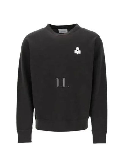 Mike Logo Cotton Sweatshirt Black - ISABEL MARANT - BALAAN 2