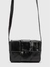 Bottega Veneta Cassette Mini Body Crossbody Bag Black - BOTTEGA VENETA - BALAAN 1