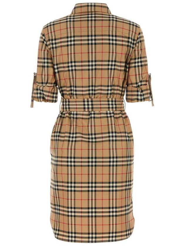 Vintage Check Belted Short Dress Beige - BURBERRY - BALAAN 3