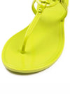 Mini Miller Jelly Flip Flops Green - TORY BURCH - BALAAN 9