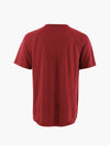 Men's Groa Logo Technical Short Sleeve T-Shirt Ruby Red - KLATTERMUSEN - BALAAN 3