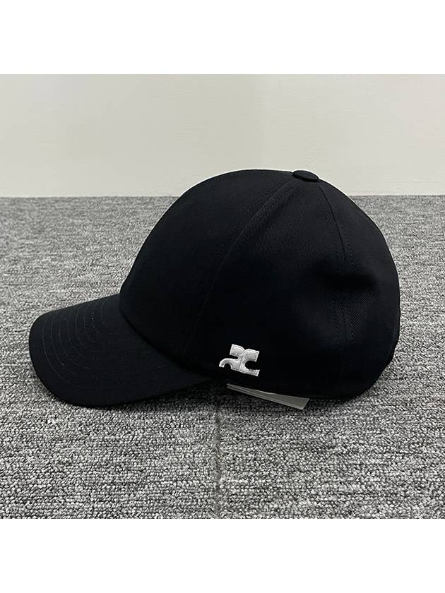 Signature AC Cotton Ball Cap Black - COURREGES - BALAAN 4