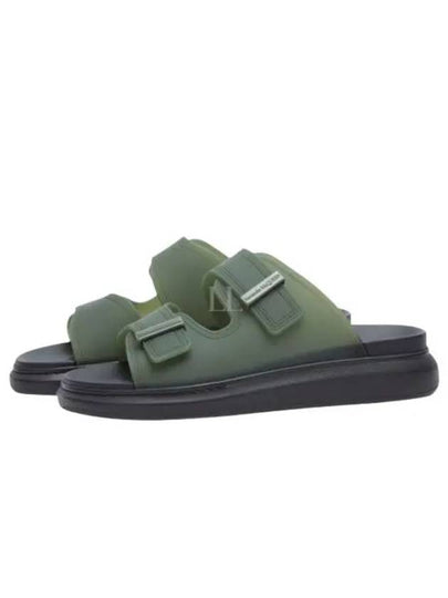 Hybrid Rubber Sandals Khaki - ALEXANDER MCQUEEN - BALAAN 2