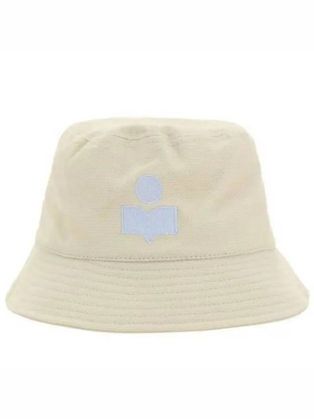 Haley Embroidered Logo Bucket Hat Ivory - ISABEL MARANT - BALAAN 2