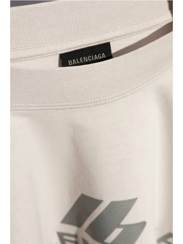 Activewear Medium Fit Short Sleeve T-Shirt White - BALENCIAGA - BALAAN 4