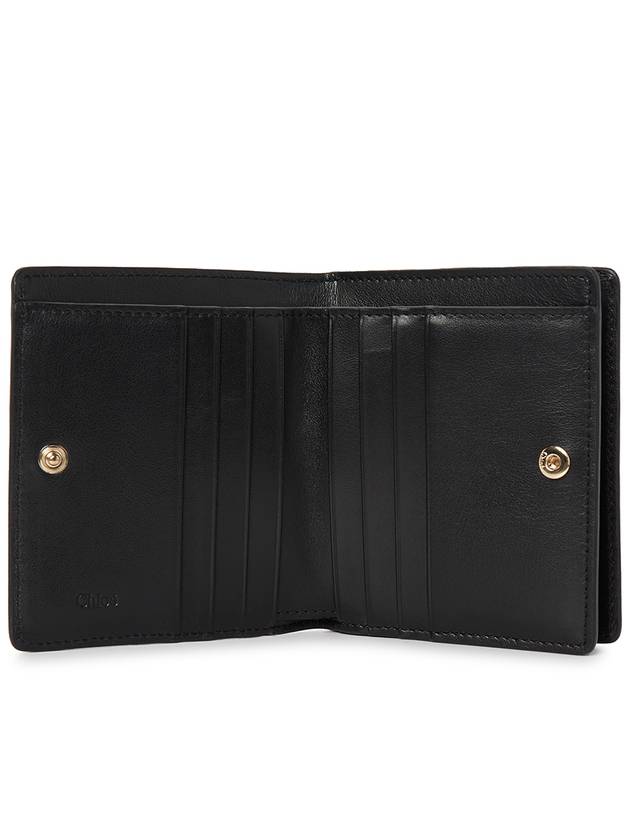 Sense Soft Leather Half Wallet Black - CHLOE - BALAAN 6