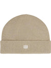 Triomphe Logo Beanie Beige - CELINE - BALAAN 2