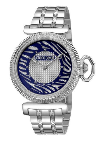 Roberto Cavalli Silver Dial Stainless Steel Ladies Watch RV1L056M0046 - ROBERTO CAVALLI - BALAAN 1