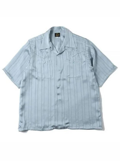 IDomestic ShippingI Cowboy One Up Shirt Blue OT202 Short Sleeve kr 205021 - NEEDLES - BALAAN 1