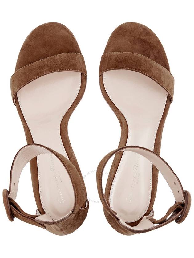 Gianvito Rossi VERSILIA 60 Ladies Brown Sandals, Brand Size 40 ( US Size 10 ) - GIANVITO ROSSI - BALAAN 3