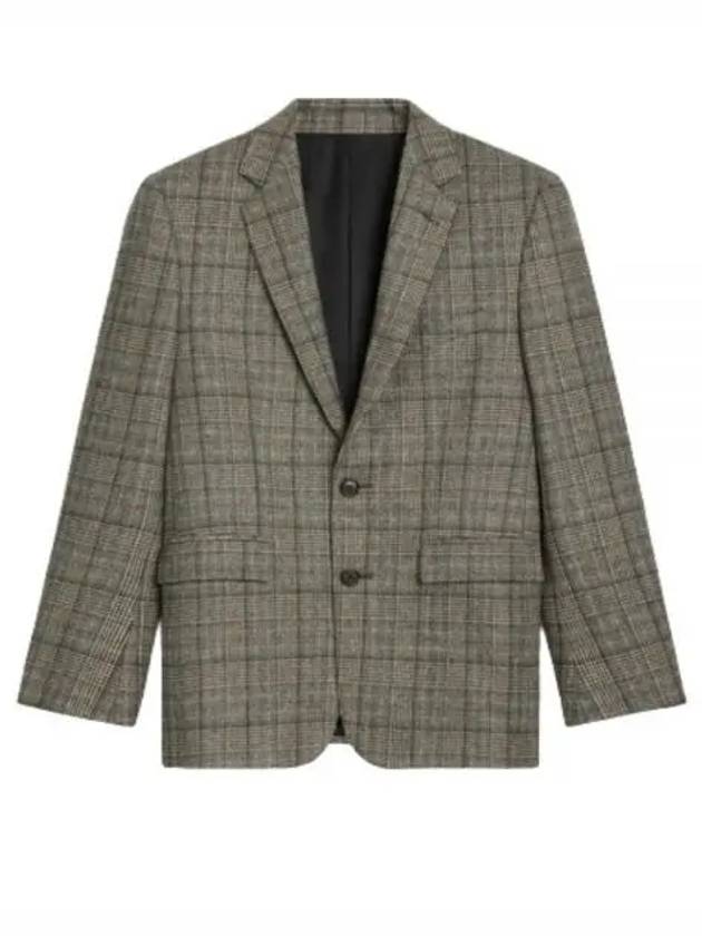 Prince Of Wales Wool Jacket - CELINE - BALAAN 2