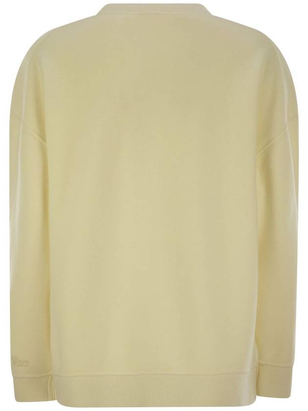 Elvira Jersey Crew Neck Knit Top Ivory - MAX MARA - BALAAN 3