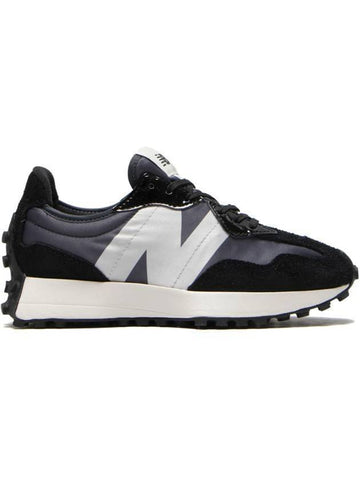 327 Low Top Sneakers Gray Black - NEW BALANCE - BALAAN 1