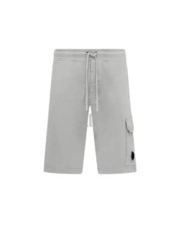 Men's Lens Patch Cargo Shorts Grey - CP COMPANY - BALAAN 2