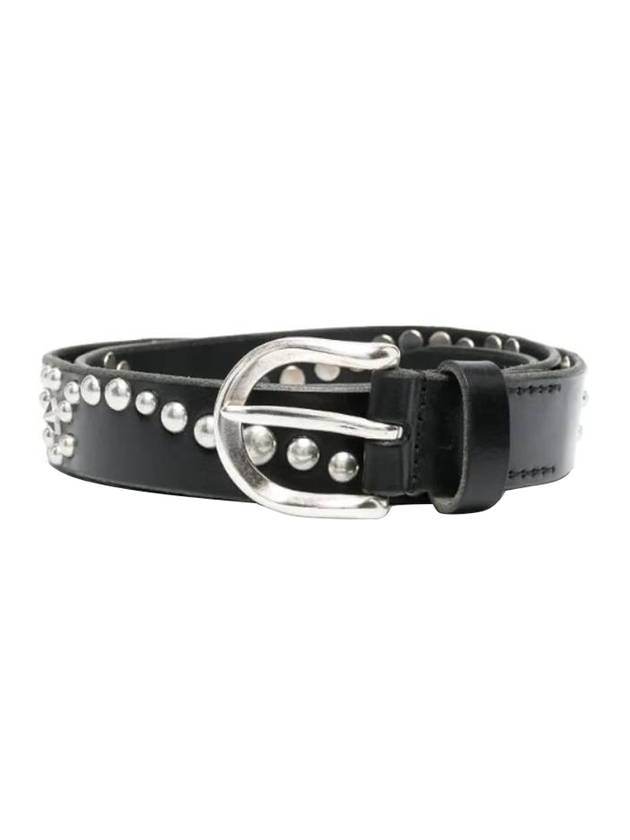 Starfall Leather Belt Black - OUR LEGACY - BALAAN 1