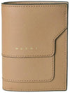 Saffiano Logo Half Wallet Pink Beige - MARNI - BALAAN 3